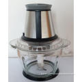 Quality electric food chopper with glass bowl